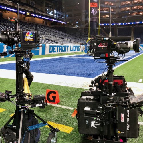 Dual PRO XCS CineLive rigs at NFL